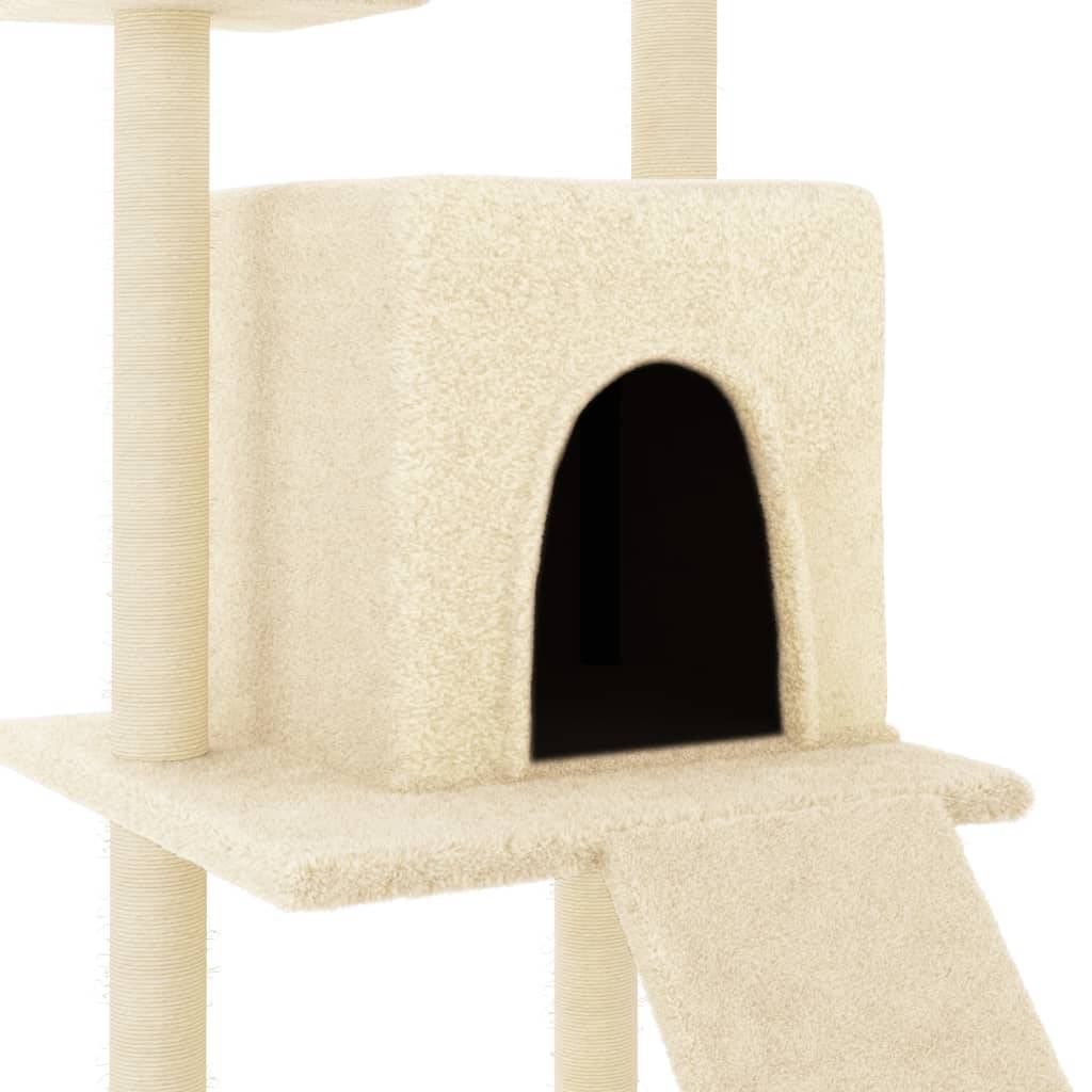 Vidaxl - Arbre à chat avec griffoirs en sisal crème 110 cm vidaXL 172037 - Image 4