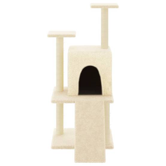 Vidaxl - Arbre à chat avec griffoirs en sisal crème 110 cm vidaXL 172037 - Image 7