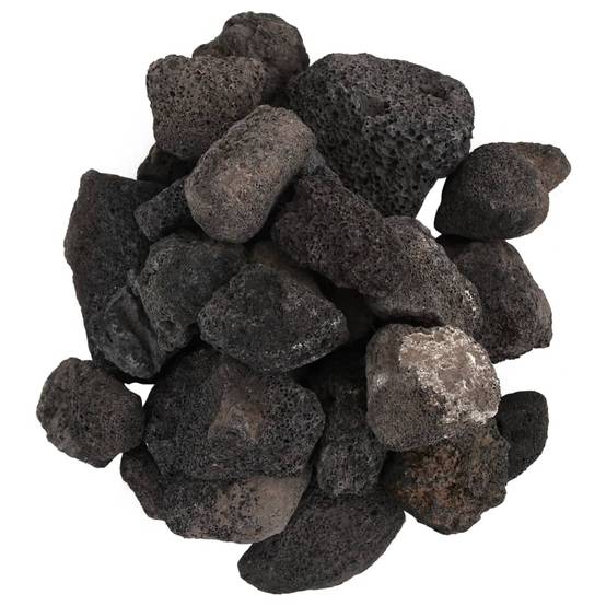 Pierres de Lave Décoratives pour Bassin et Jardin 10 kg Noir 5-8 cm - ComfortXL Outdoor Living - Image 4