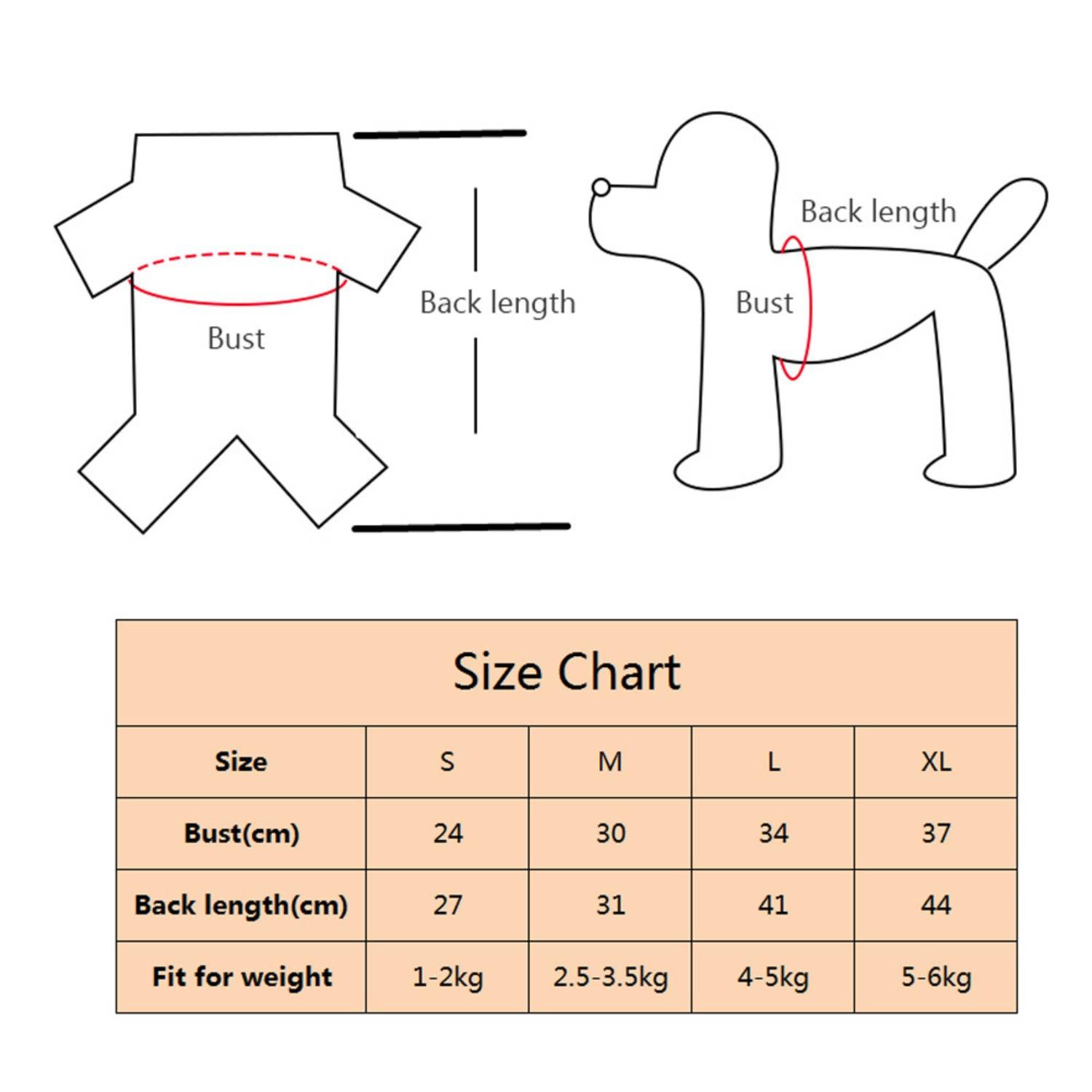 DtopbuyAge - Pull sans Manches pour Chien - Chaud et Confortable XL DtopbuyAge - Image 2