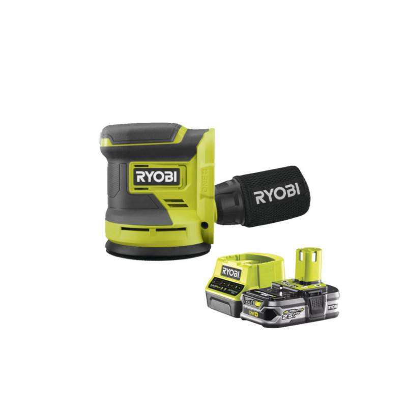Ryobi - Pack RYOBI Ponceuse excentrique 18V One+ RROS18-0 - 1 Batterie 2.5Ah - 1 Chargeur rapide RC18120-125 - Image 1
