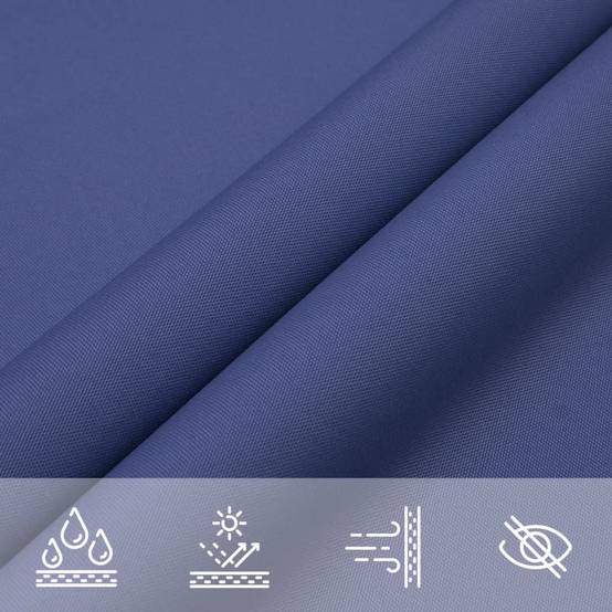 Voile de parasol tissu oxford bleu 600 x 600 cm - PANGIVO - Image 7