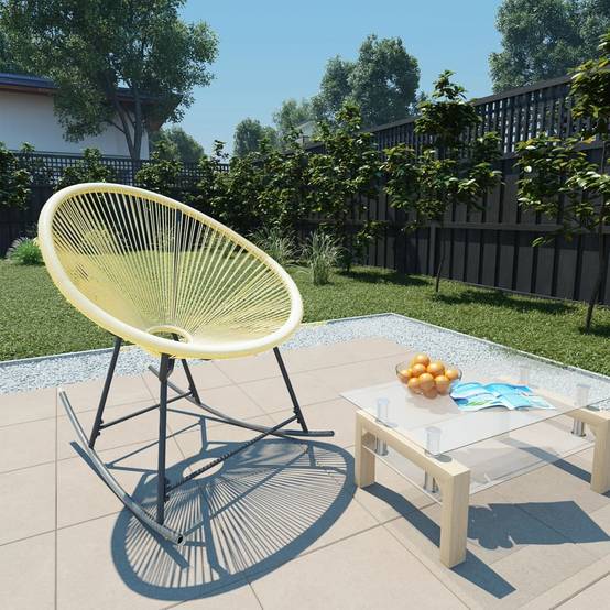 Vidaxl - Chaise d'extérieur Acapulco Résine tressée Beige vidaXL 313140 - Image 1