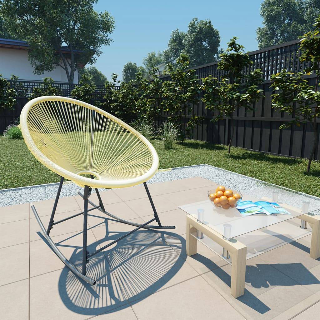 Vidaxl - Chaise d'extérieur Acapulco Résine tressée Beige vidaXL 313140 - Image 1