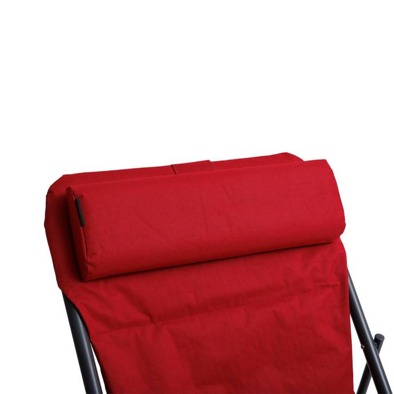 Hesperide - Chilienne de jardin pliante "Jubba" grenade & graphite en zinc et polyester Hespéride - Image 6