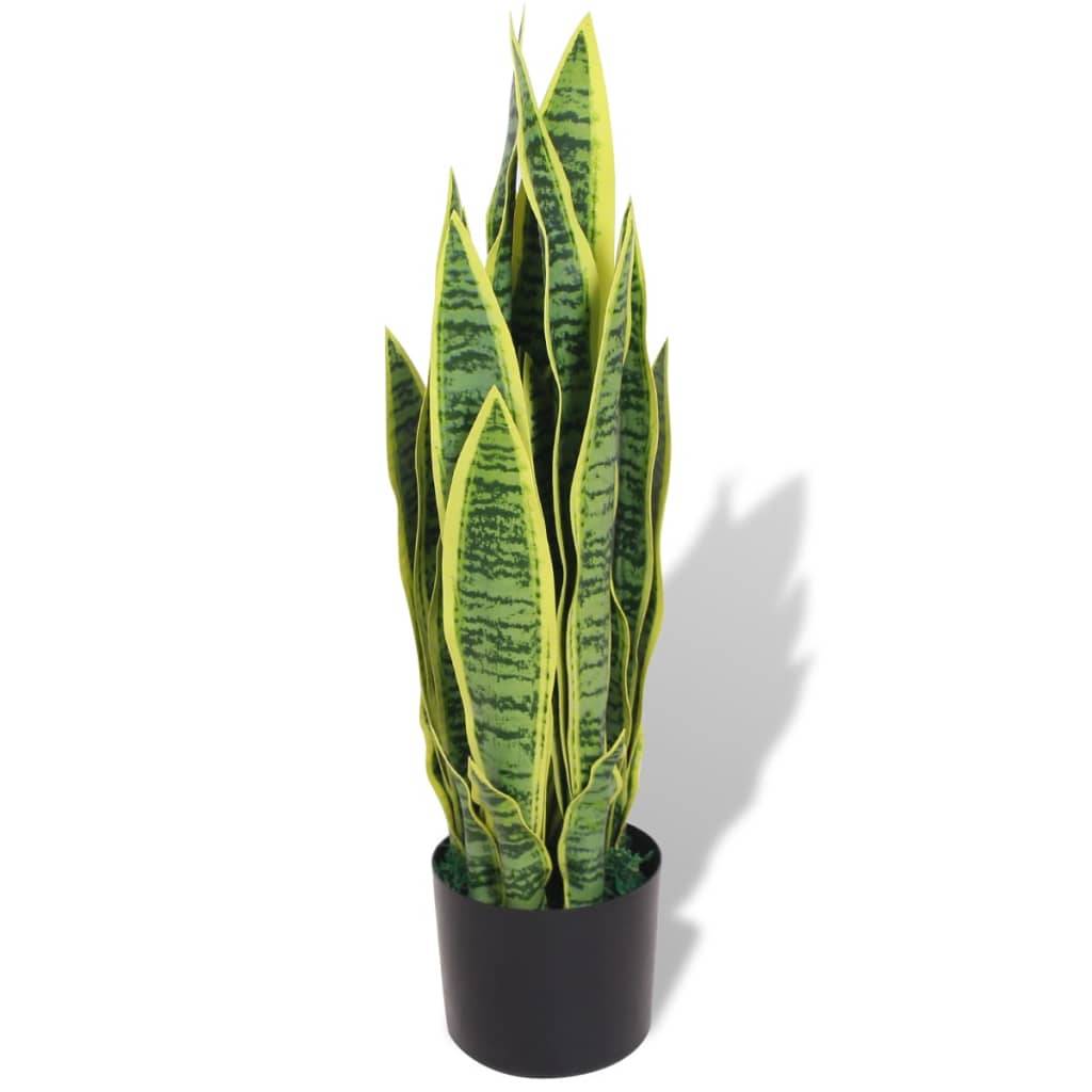 Vidaxl - Plante artificielle avec pot Sansevière 65 cm Vert - Image 1