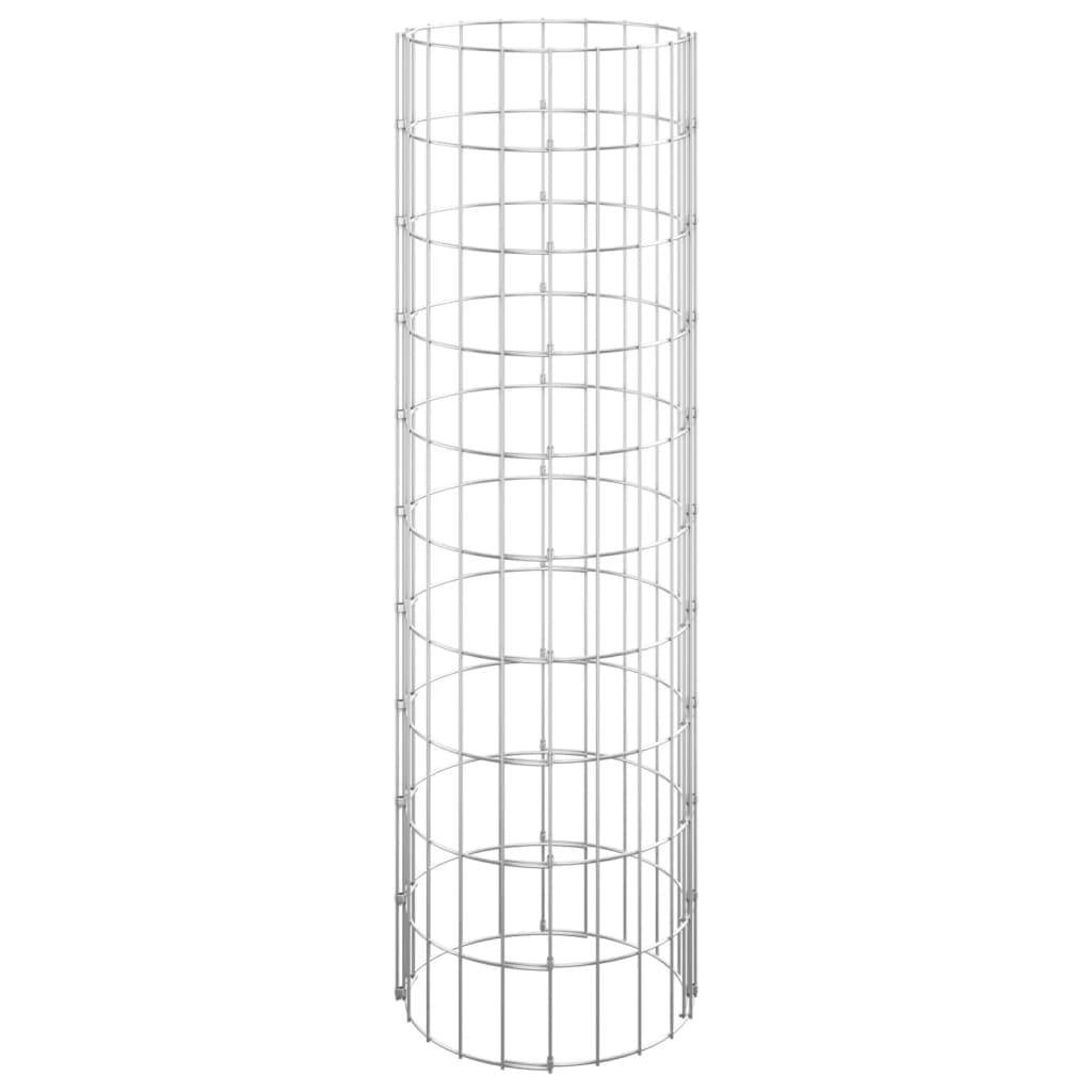 PANGIVO - Poteau à gabion circulaire acier galvanisé Ø30 x 100 cm - PANGIVO - Image 3