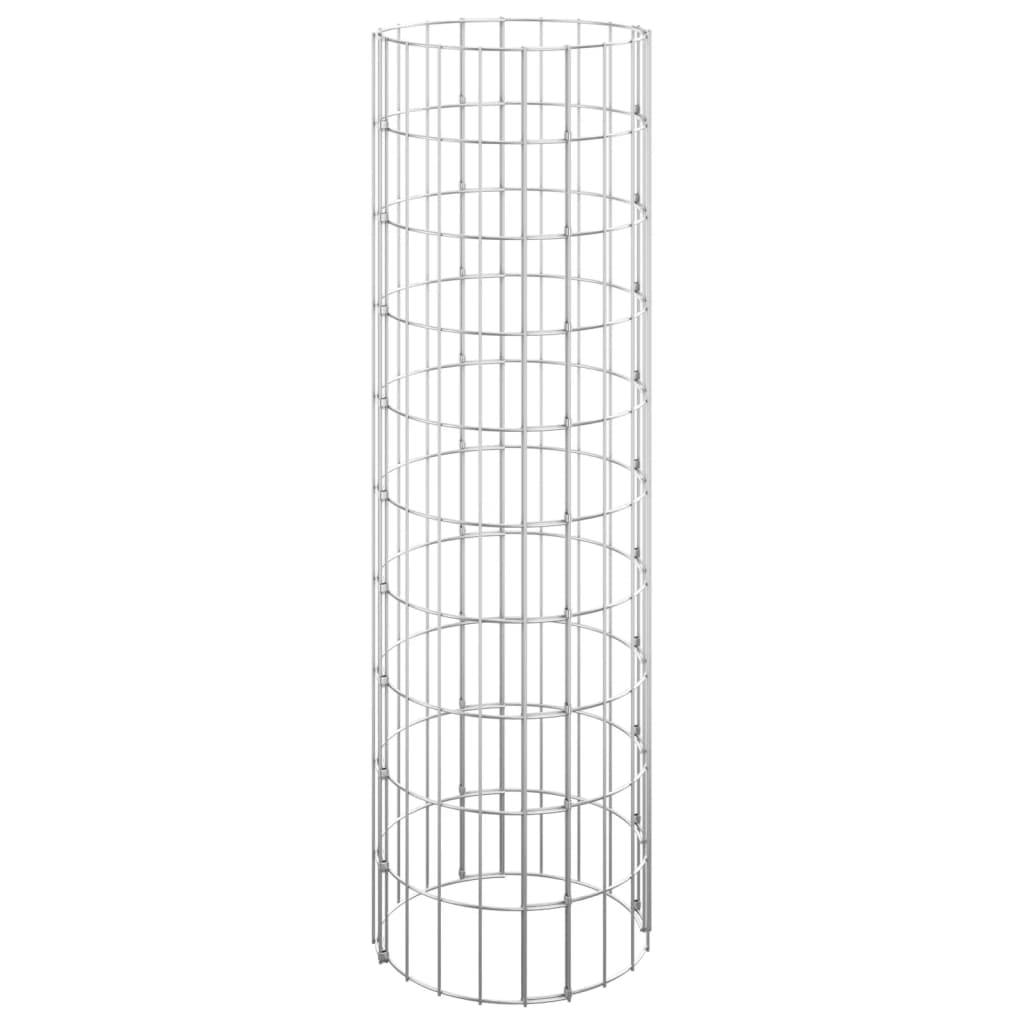 PANGIVO - Poteau à gabion circulaire acier galvanisé Ø30 x 100 cm - PANGIVO - Image 2