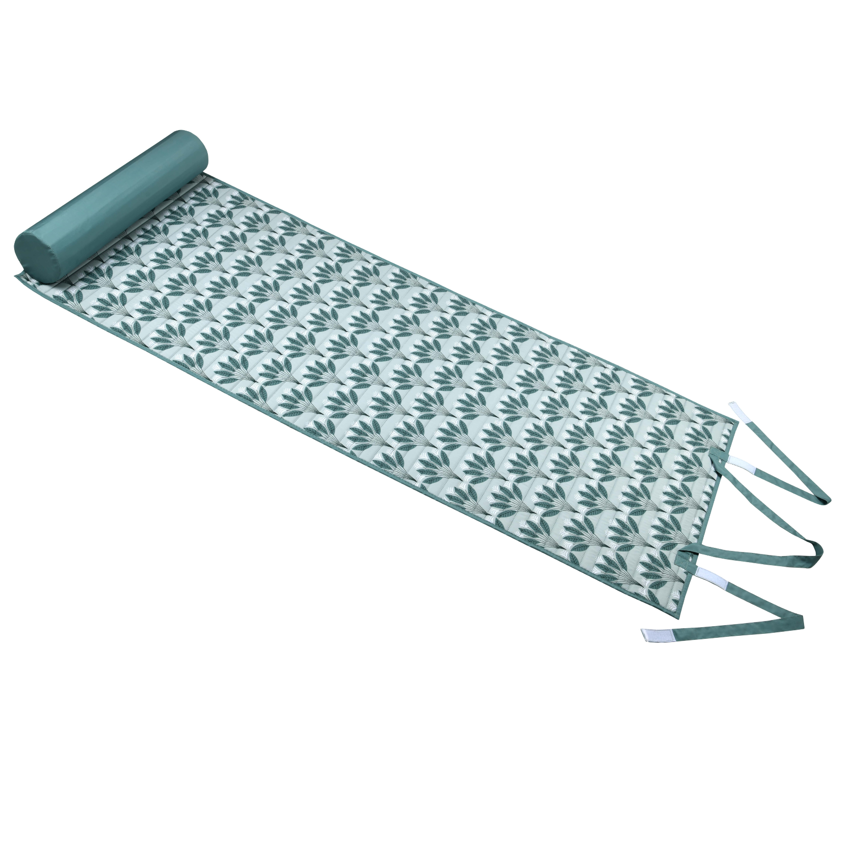 Lovely Casa - Matelas de plage à motif géométrique - LOVELY CASA - Polyester - Vert - Image 1