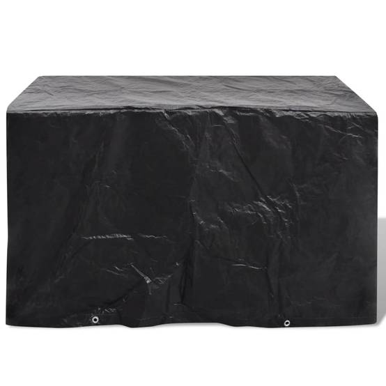 Lot de 2 Bâches de Protection PE pour Banc ou Petite Table de Jardin Noir 140x70x90 cm – ComfortXL Outdoor Living - Image 3