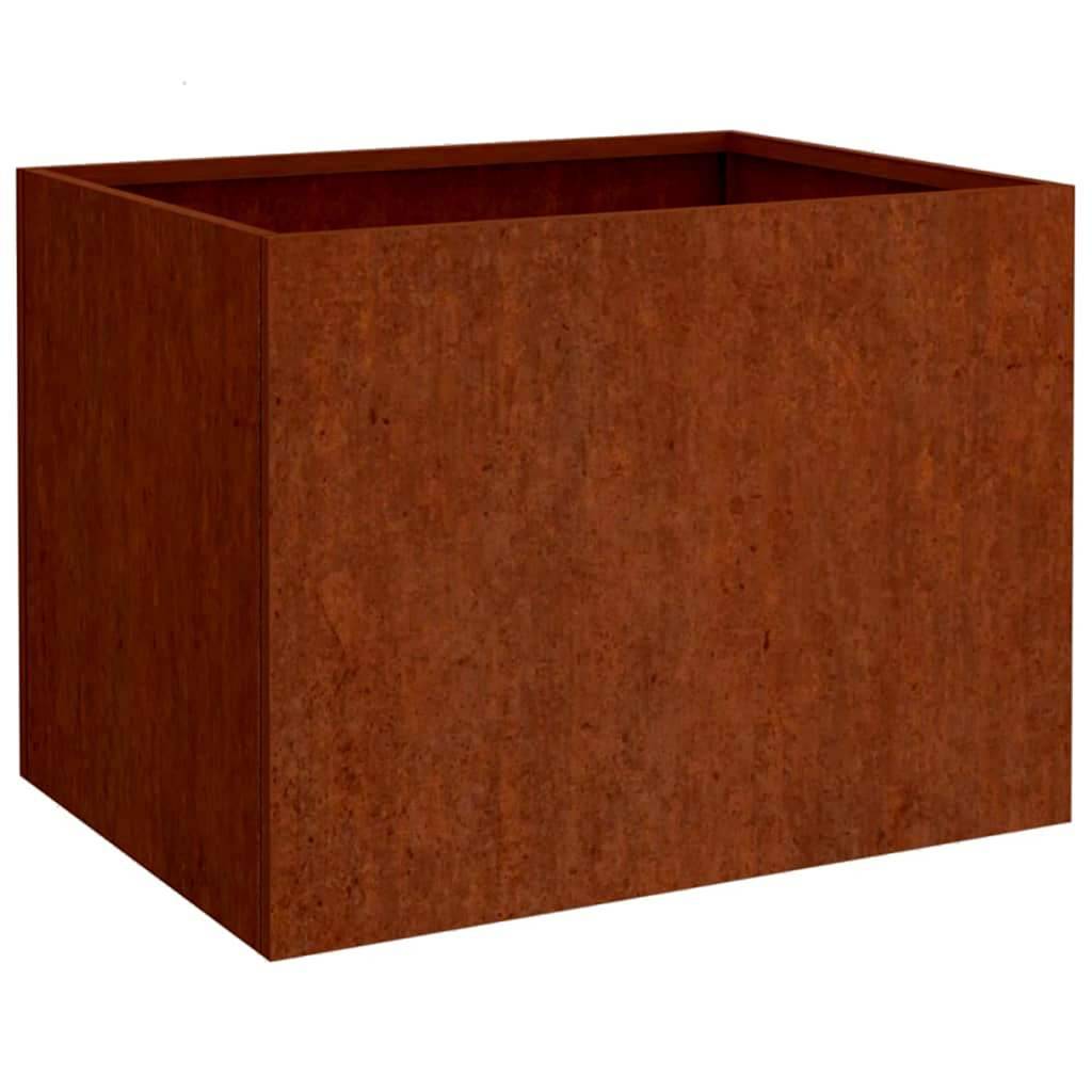 Vidaxl - Jardinière-Pot de fleur-Bac à fleurs 62x47x46 cm acier corten - Image 2