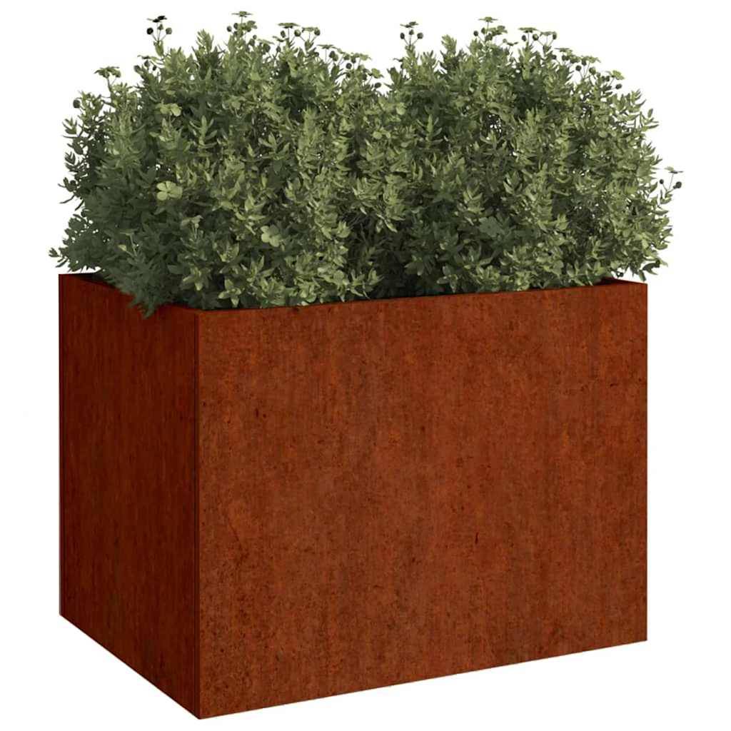 Vidaxl - Jardinière-Pot de fleur-Bac à fleurs 62x47x46 cm acier corten - Image 7