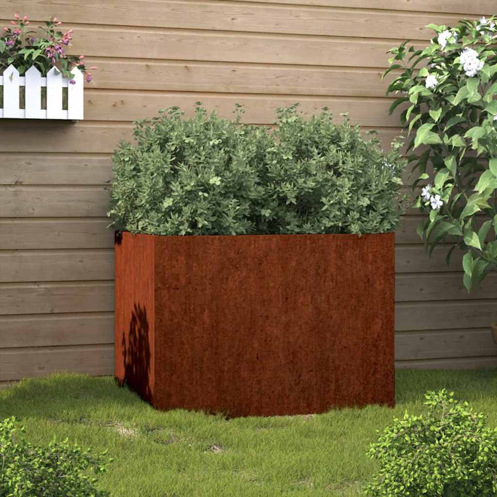 Vidaxl - Jardinière-Pot de fleur-Bac à fleurs 62x47x46 cm acier corten