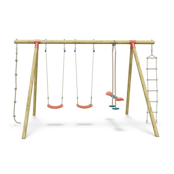 Portique bois 2,30 m Topwood NANI 2 pour 6 enfants - Image 1