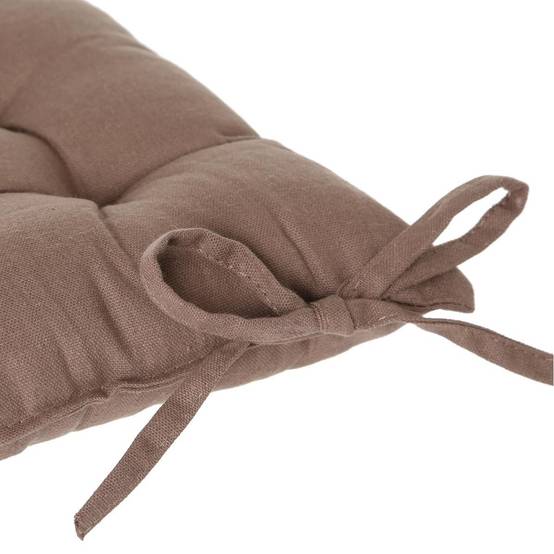 Jardideco - Coussin pour chaise de jardin Taupe 38 x 38 cm - Image 3