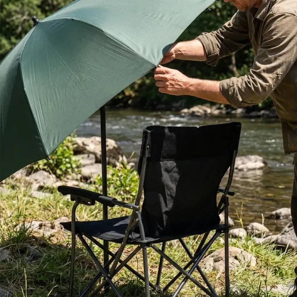 Chaise pêche pliable compacte transportable assise confortable - Image 5