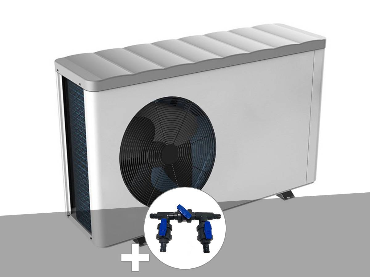 Pompe à chaleur 7,50 kW FSP-08 + Kit by-pass Ø 32/38/50 mm - Aquasphere