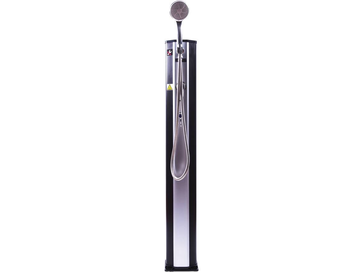 Douche Solaire Piscine Pvc "fresh 8" - 20l + Mitigeur Et Brumisateur - Noir Et Argenté -habitat Et Jardin - Image 2
