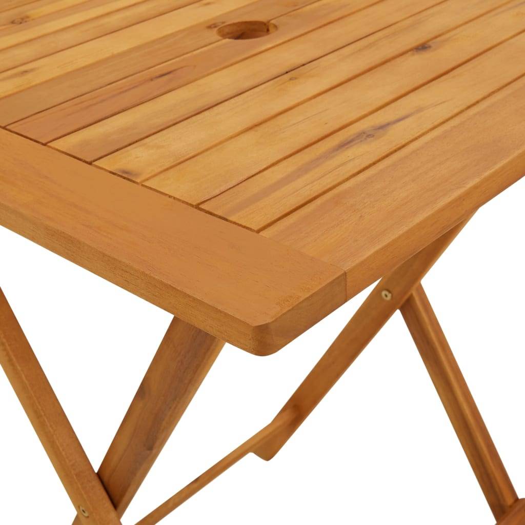 ComfortXL - Salon de Jardin 2 Personnes Résine Tressée et Bois Pliable pour Balcon Noir Table Carrée 60x60cm – ComfortXL Outdoor Living - Image 3