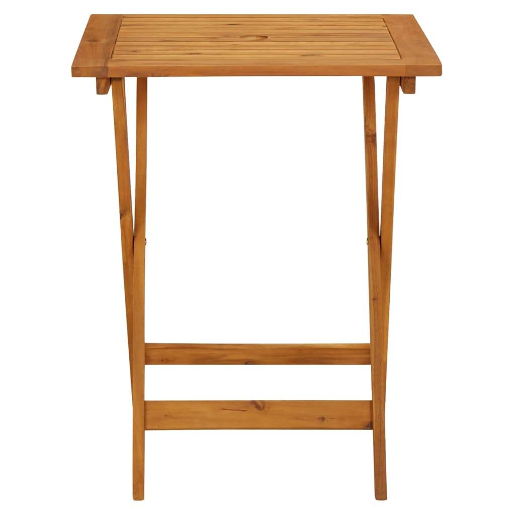 ComfortXL - Salon de Jardin 2 Personnes Résine Tressée et Bois Pliable pour Balcon Noir Table Carrée 60x60cm – ComfortXL Outdoor Living - Image 6