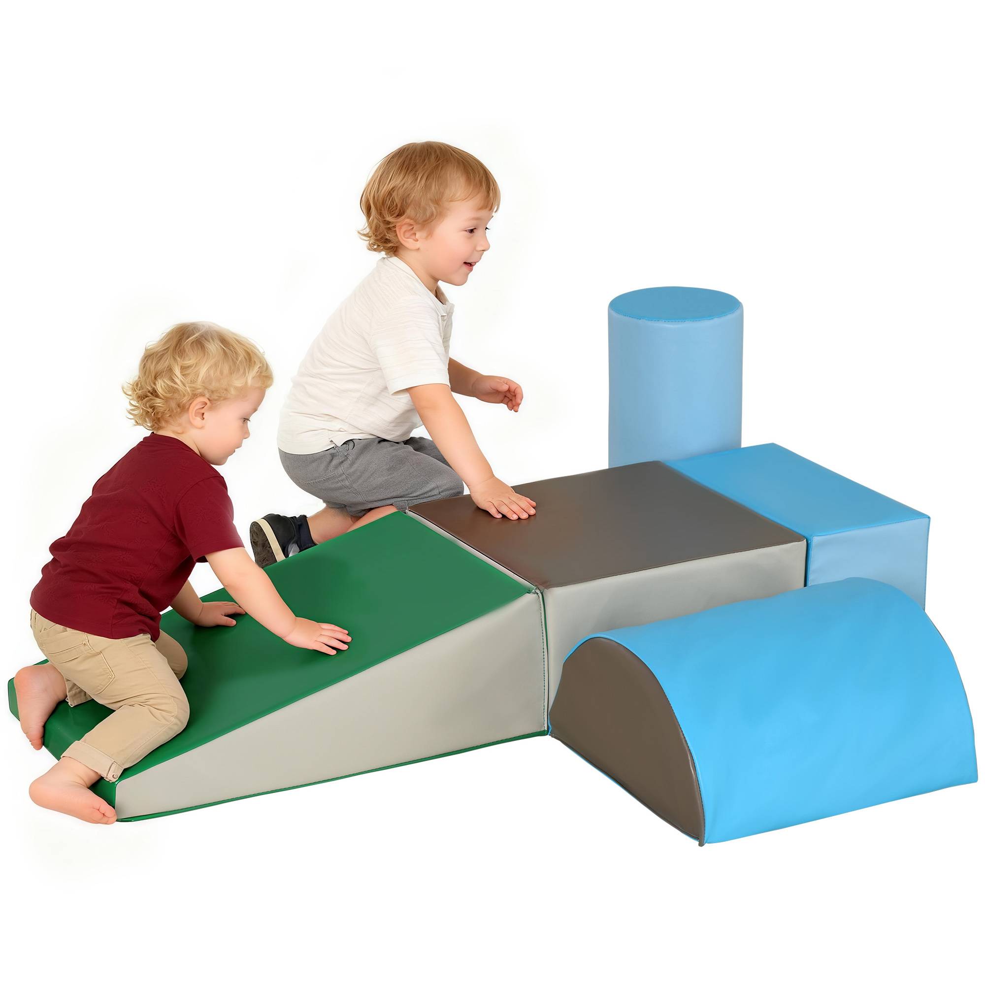 5PCS Module motricité bébé parcours motricité bébé en mousse EPE pour enfants d'âge préscolaire, multicolore - Image 1