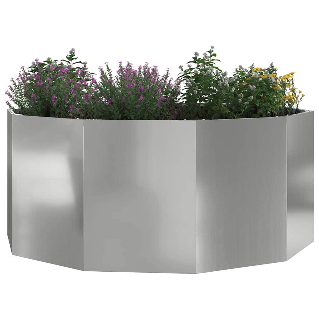 Vidaxl - Jardinière Argent 120 x 120 x 50 cm Acier galvanisé vidaXL 883750 - Image 4