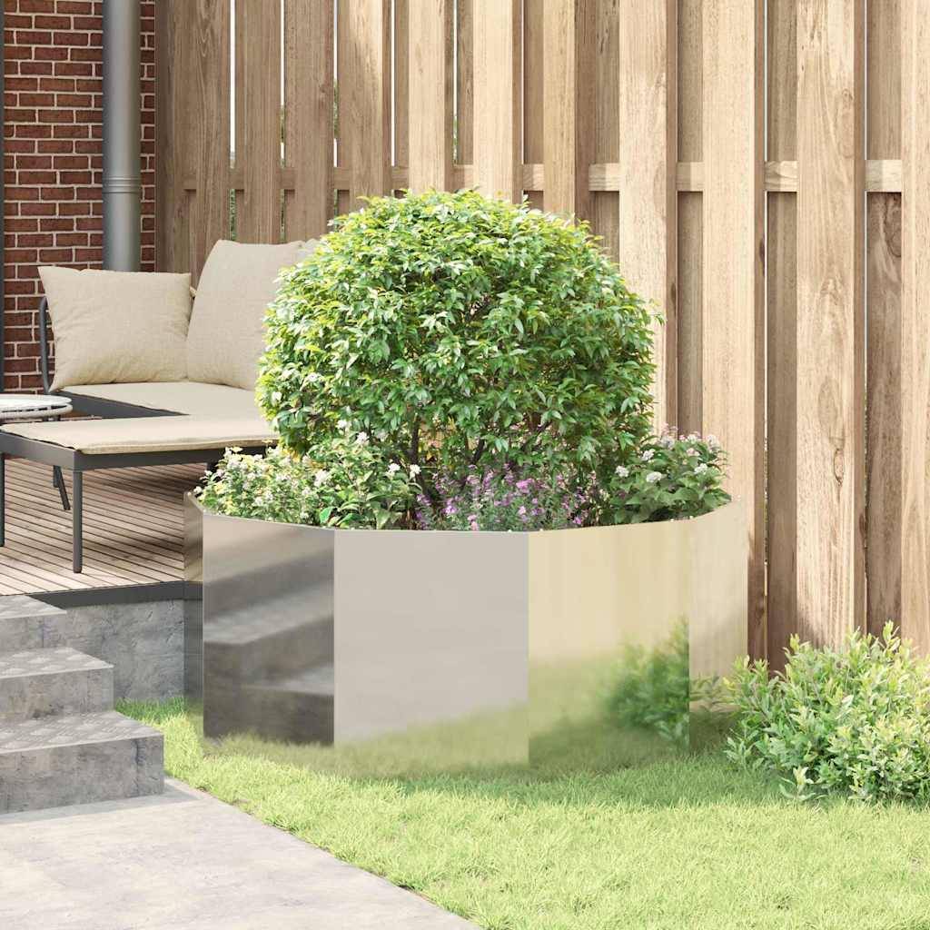 Vidaxl - Jardinière Argent 120 x 120 x 50 cm Acier galvanisé vidaXL 883750 - Image 5