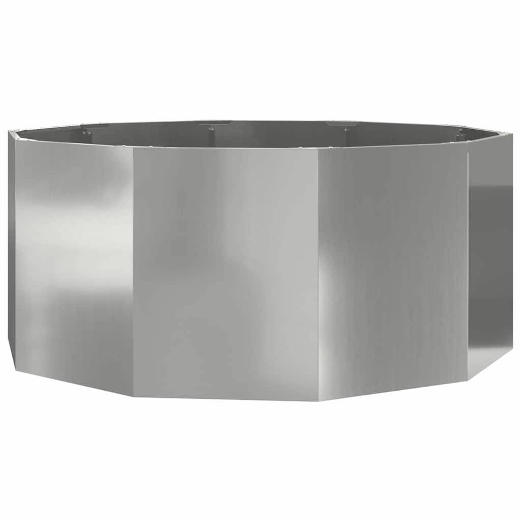 Vidaxl - Jardinière Argent 120 x 120 x 50 cm Acier galvanisé vidaXL 883750 - Image 2