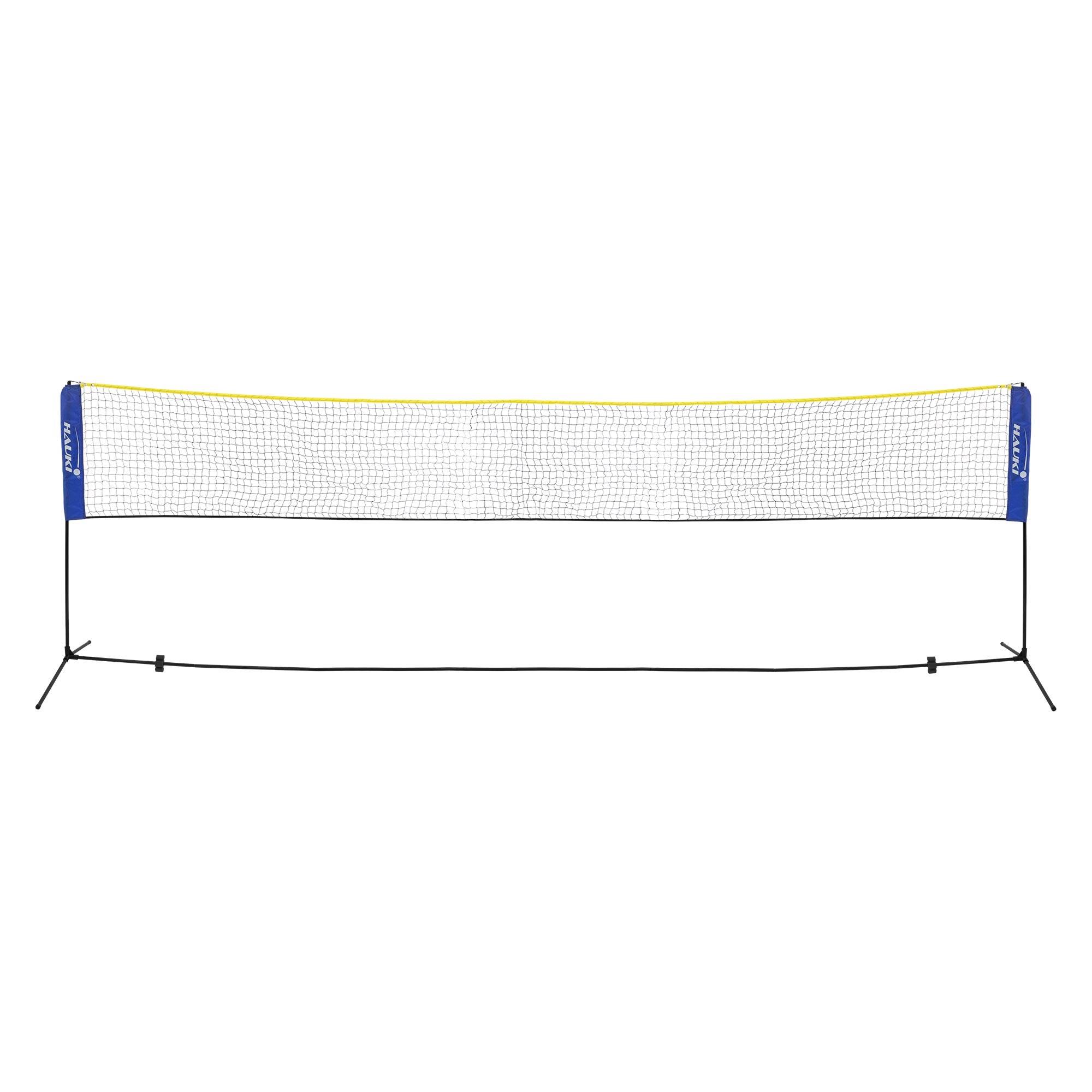 Filet de badminton 5m filet de volley-ball/tennis bleu portable hauteur 155 cm - Image 1