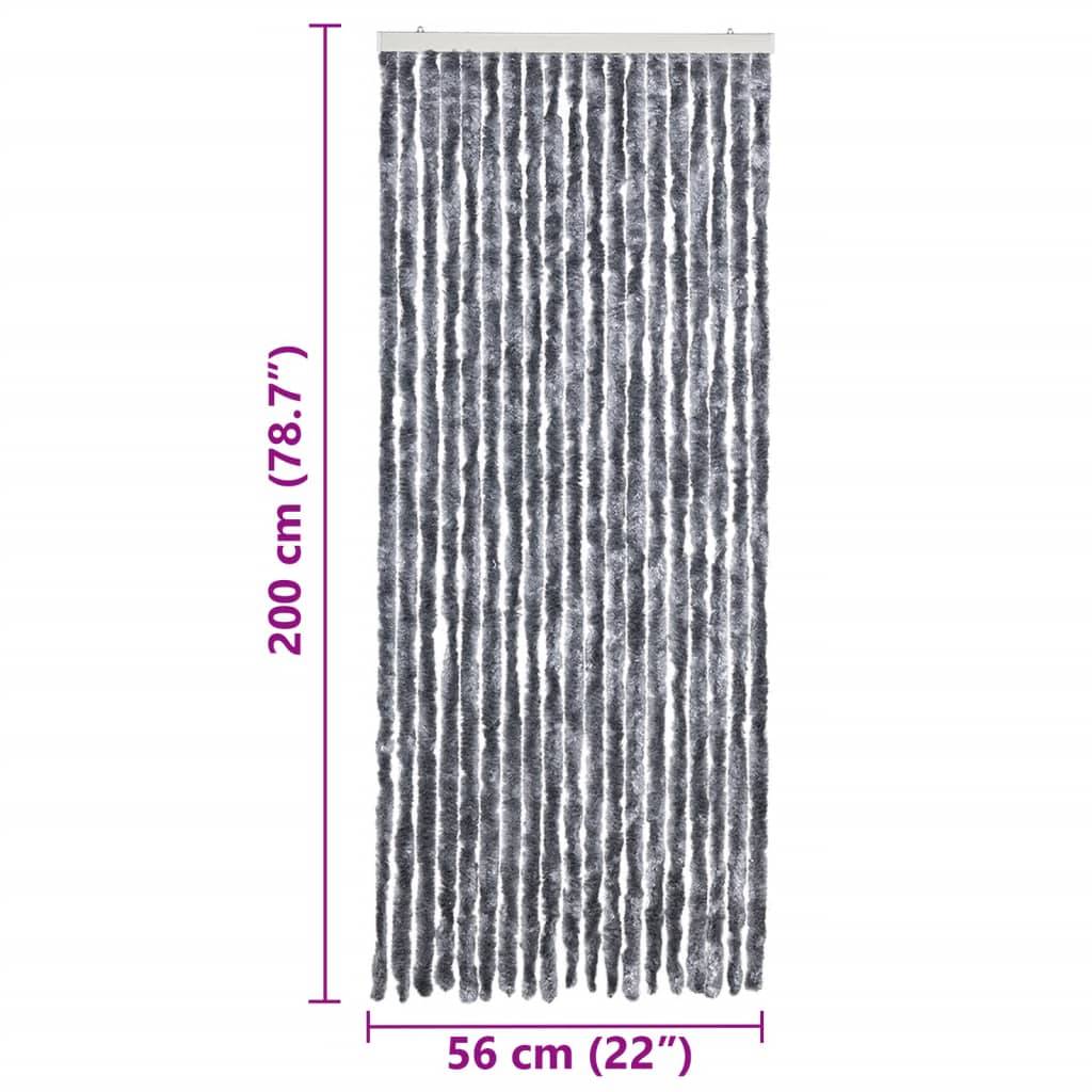 Moustiquaire - Filet de protection Argenté 56x200 cm Chenille MC117 - Image 7