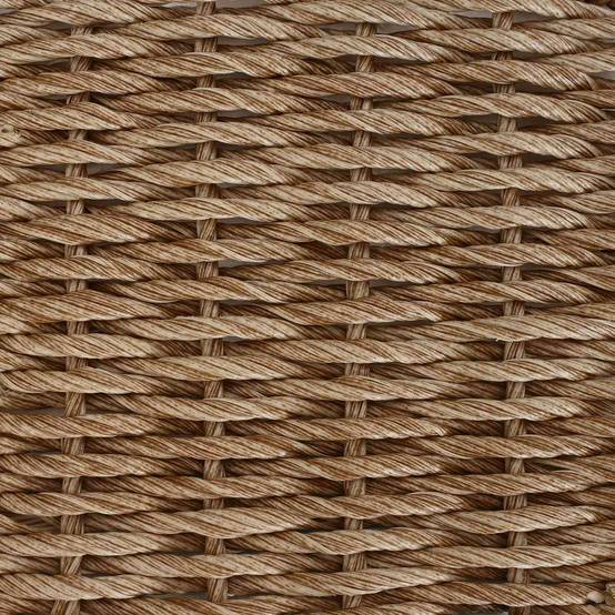 Chaises de jardin polyrotin beige et crème 61 x 58 x 83 cm, Poids:13.6kg - PANGIVO - Image 8
