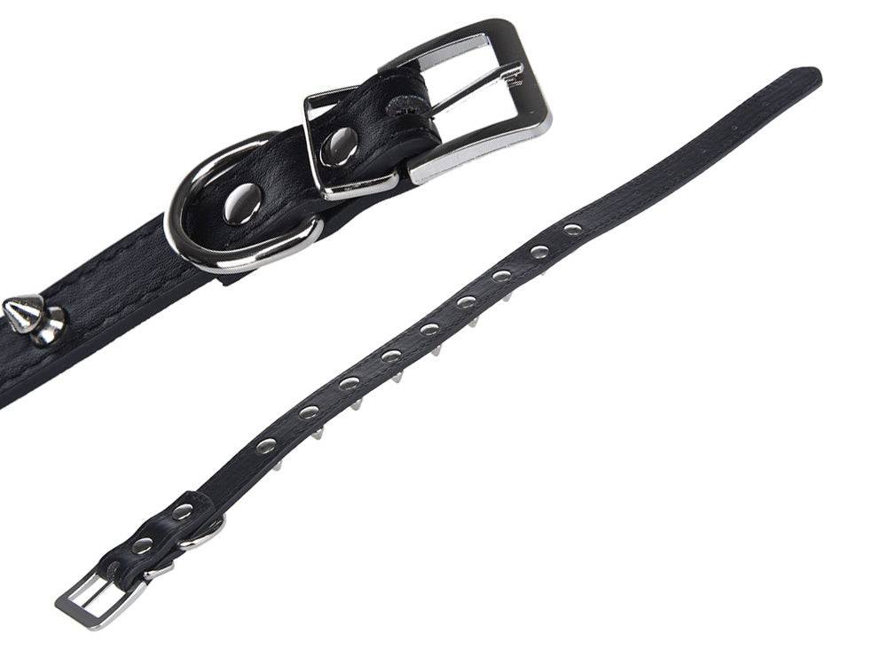 Collier chien clouté cuir eco réglable M coloris alléatoire - Image 9
