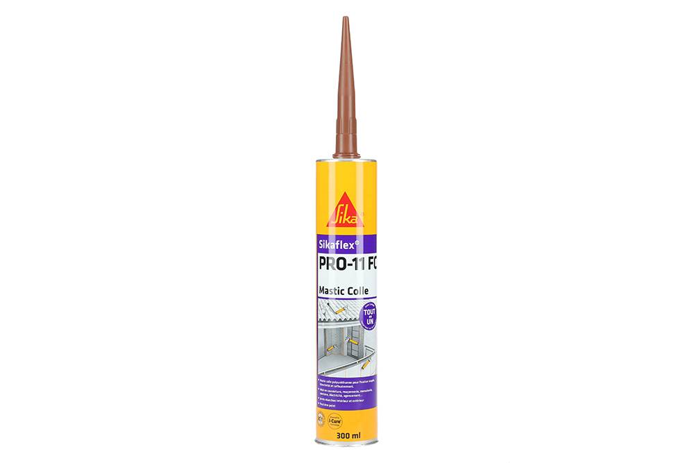 Mastic colle polyuréthane SIKAFLEX PRO 11 FC marron cartouche 300ml - SIKA - 101402 - Image 2
