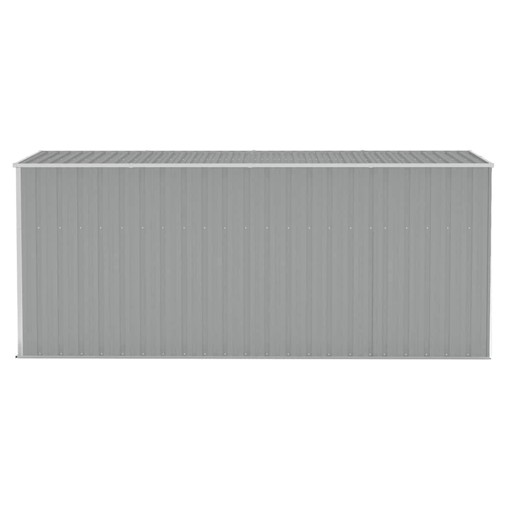 Vidaxl - Abri de jardin mural Gris 118x382x178 cm Acier galvanisé 4.5m² vidaXL 316230 - Image 5