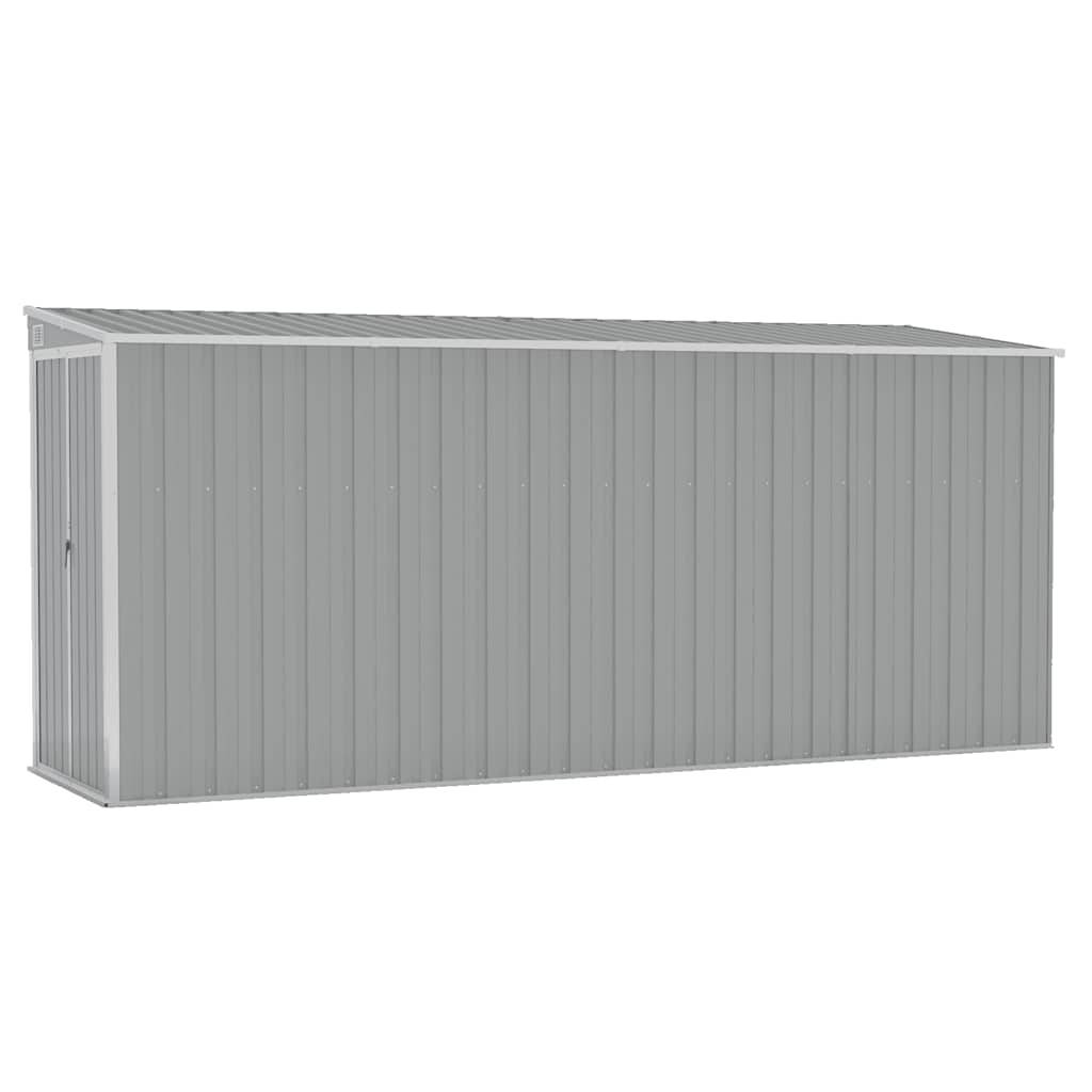 Vidaxl - Abri de jardin mural Gris 118x382x178 cm Acier galvanisé 4.5m² vidaXL 316230 - Image 2
