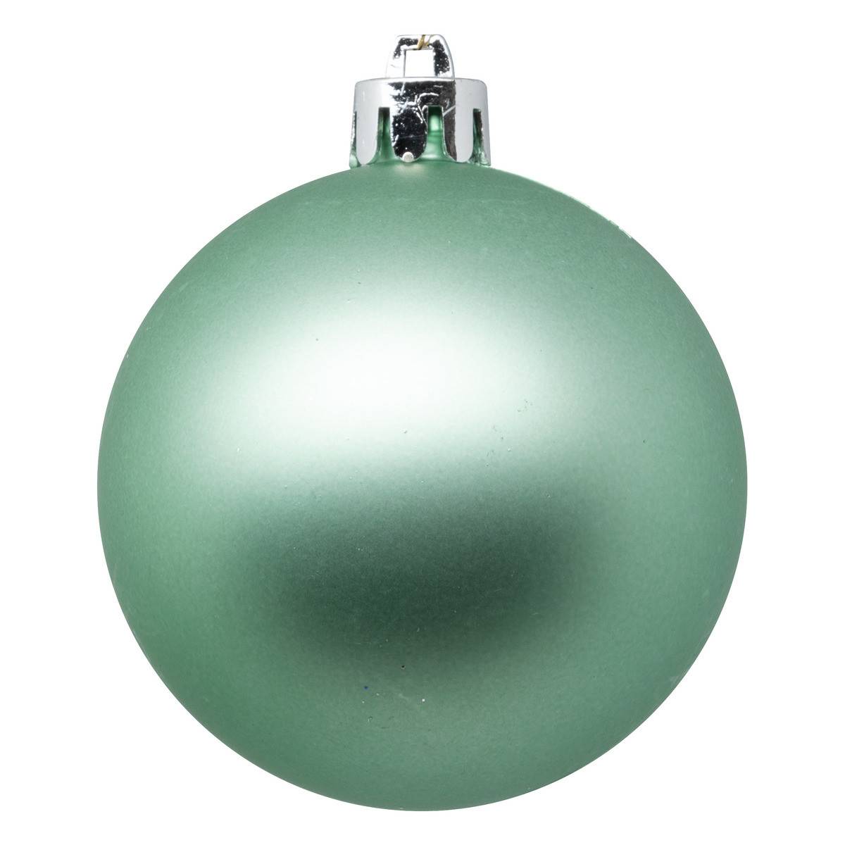 Fééric Lights & Christmas - Déco de sapin Lot de 9 Boules de Noël D 6 cm - Vert Amande - Image 3