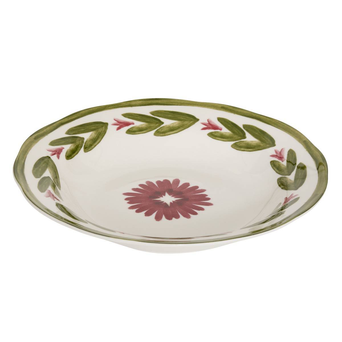 Atmosphera - Lot de 6 assiettes creuses Mona ronde D.22,3cm vert - Atmosphera Créateur d'intérieur - Image 5