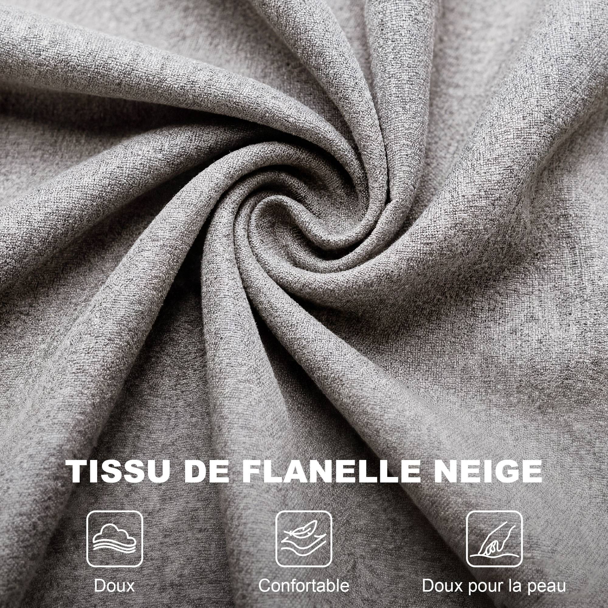Fauteuil de salon capitonné avec assise large, pieds en bois, style classique, grand confort, 74 x 86 x 102 cm, gris - Image 8
