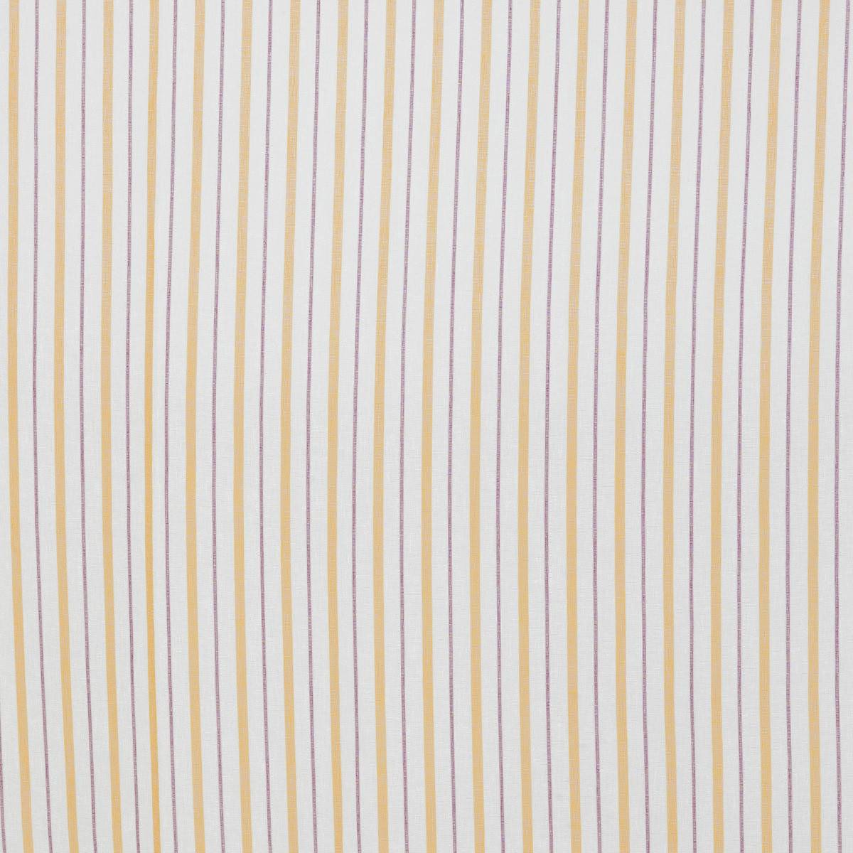 Voilage à œillets Cannelle et Violet aspect Lin avec rayures 140 x 240 cm - Image 3
