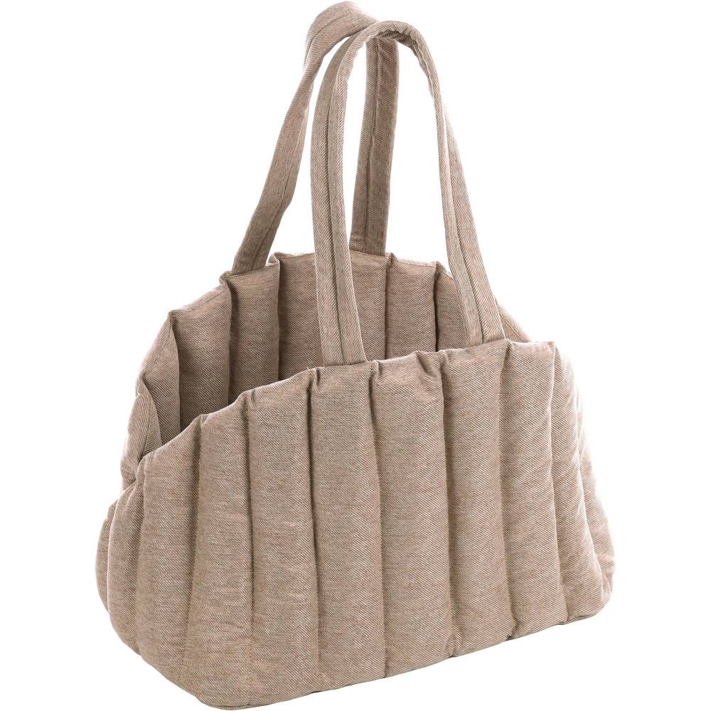 Flamingo - Sac de transport Gladys Beige 58cm x 32cm x 34cm H chien max 5 kg - Image 1