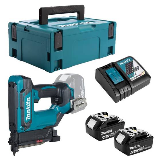 Cloueur de finition 18V LXT 35 mm - MAKITA - avec 2 batteries 18V 5.0Ah, chargeur, MakPac - DPT353RTJ - Image 1