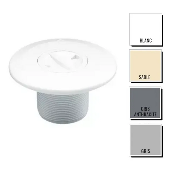 Astral Pool - Prise balai AstralPool Prestige - piscine béton couleur Gris Anthracite - Image 1