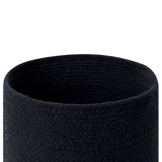 Paniers Noir et Beige en Coton 20/25/30 cm Ronds Faits Main Rangement Intérieur pour Linge Facile à Entretenir Lot de 3 - Image 5
