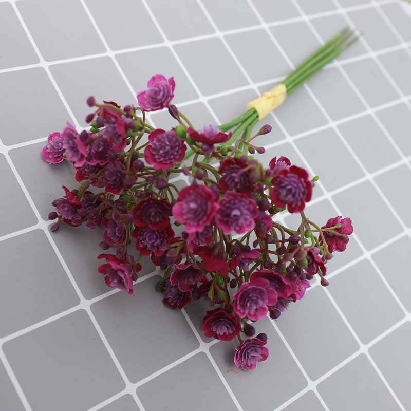 Bouquet de Gypsophile Artificielle Violet - Lot de 12 Tiges - Décoration Élégante Sans Entretien - Lytech - Image 2