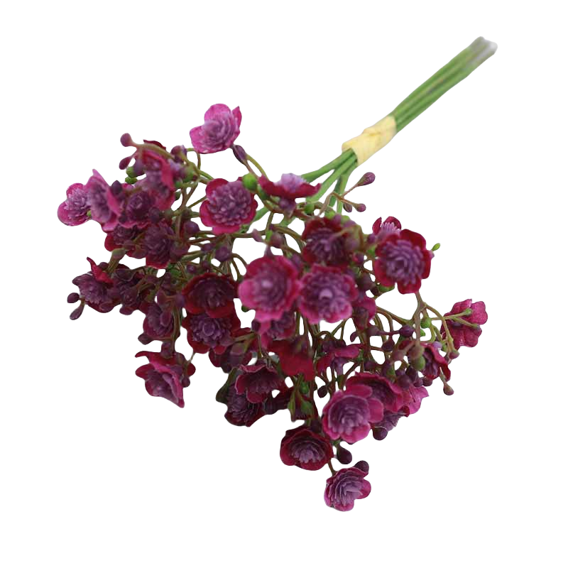Bouquet de Gypsophile Artificielle Violet - Lot de 12 Tiges - Décoration Élégante Sans Entretien - Lytech - Image 1