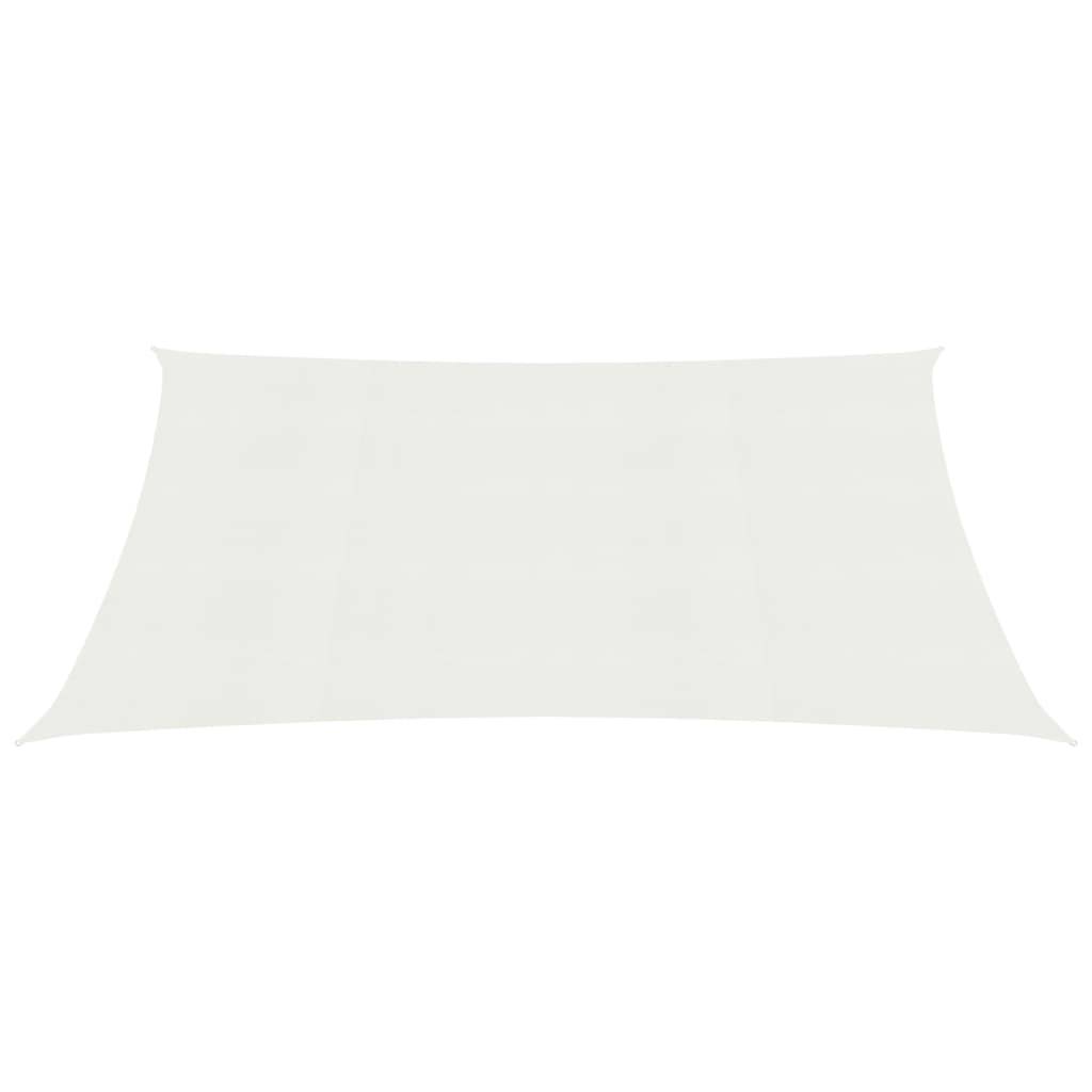 Helloshop26 - Voile toile d'ombrage parasol 160 g/m² 3 x 6 m PEHD blanc - Image 2