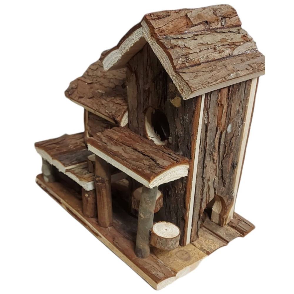 Maison Birte en bois naturel pour petit rongeurs - Image 5