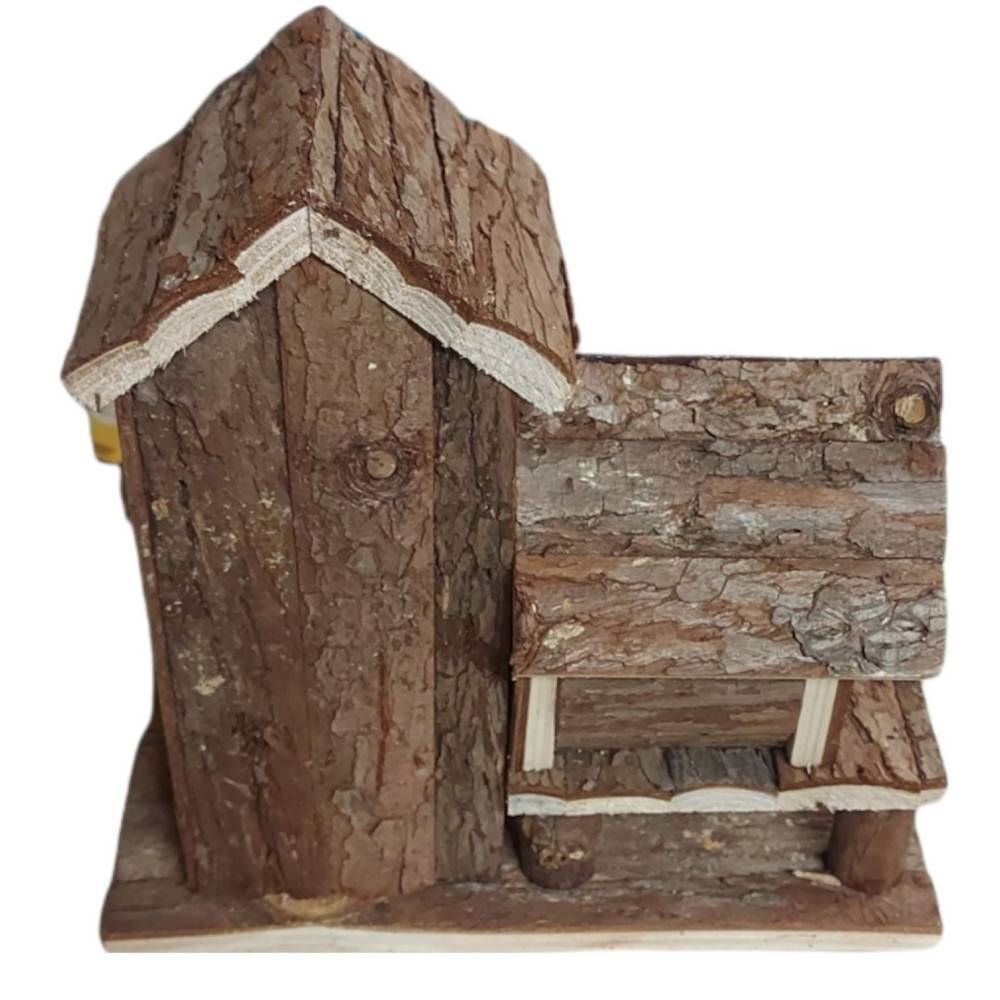 Maison Birte en bois naturel pour petit rongeurs - Image 3