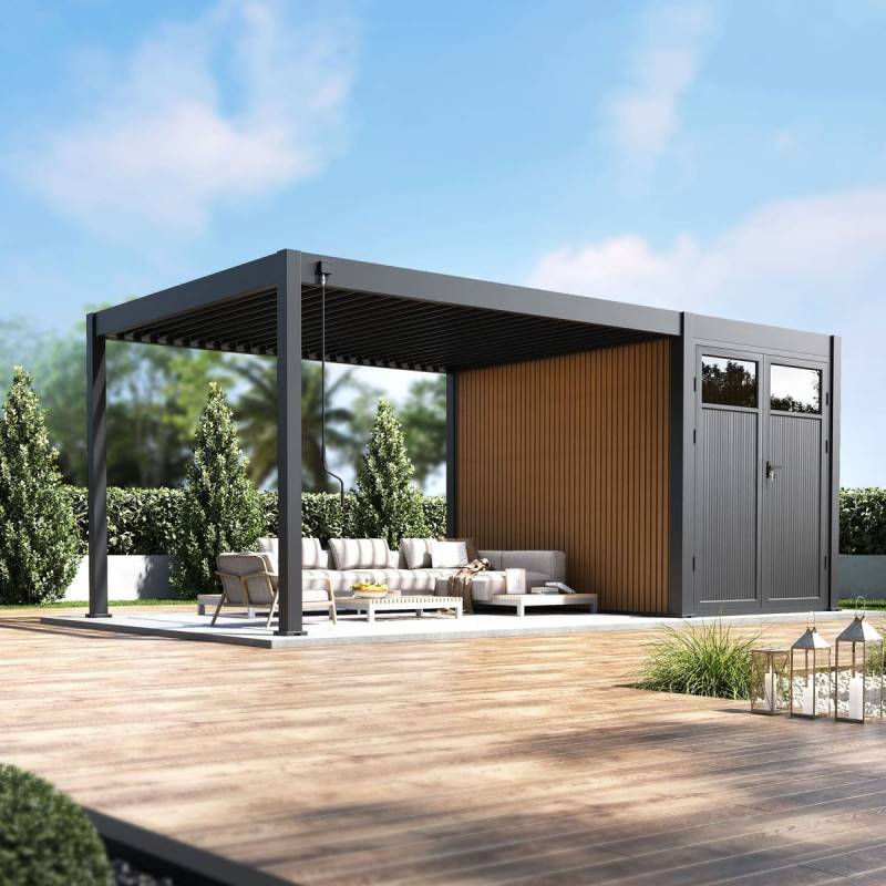Ombrea - Abri de jardin pour pergola bioclimatique autoportée - 3M - Image 3