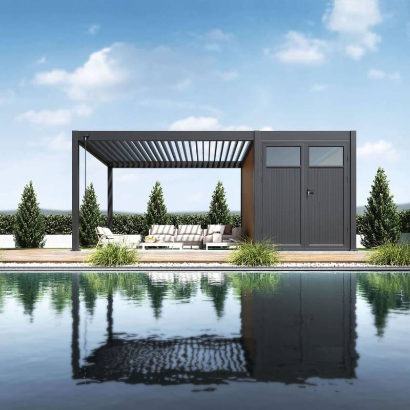 Ombrea - Abri de jardin pour pergola bioclimatique autoportée - 3M - Image 2